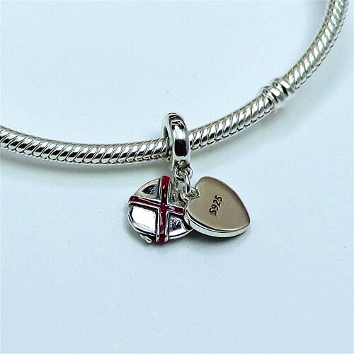 S925 Sterling Silver Bow Charm Beads Pandora Style 2