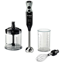 BOSCH ErgoMixx MSM67160 - 750 W:n teho - Mukana mini-hakkuri ja vispilä - Musta