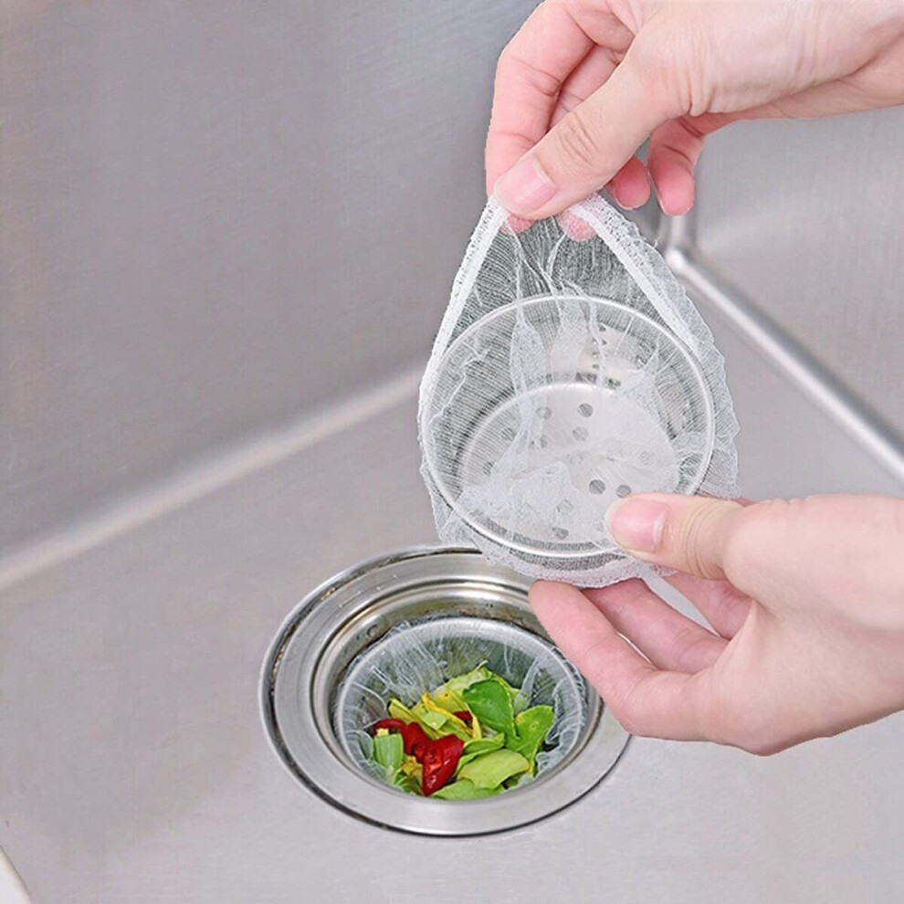 Kitchen Sink Strainer Mesh Bag- 200 Pcs Disposable Sink Net Strainer Filter Bags For Sink Drain For Collecting Kitchen Food Waste Leftover Garbage 665059634165