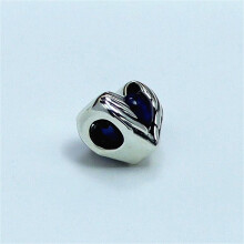S925 Sterling Silver Guardian Heart Beads Pandora Style