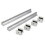 2pcs 400mm Linear Rail Fully Supported Shaft Rod With 4pcs SBR12UU Blocks Lathe Tool 5