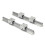 2pcs 400mm Linear Rail Fully Supported Shaft Rod With 4pcs SBR12UU Blocks Lathe Tool 2