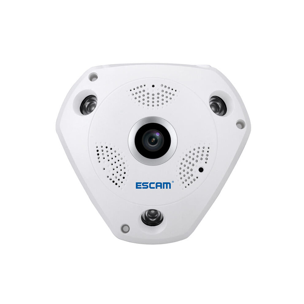 (EU Plug) IP WiFi Camera 360 Degree Fisheye Panoramic Infrared Support VR Camera