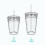 KeepCup KeepCup Cold Cup - Klar is kaffe mugg med lock och sugrör - 16oz (454ml) 4