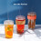 KeepCup KeepCup Cold Cup - Klar is kaffe mugg med lock och sugrör - 16oz (454ml) 3