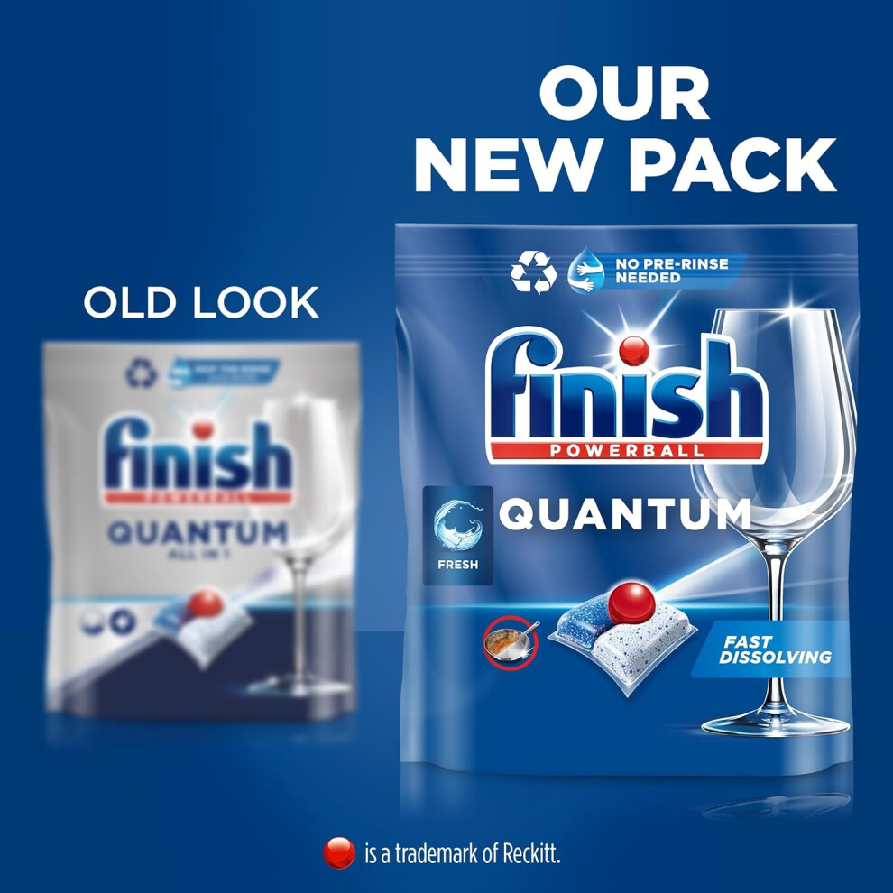 Finish Quantum Infinity Shine Dishwasher Tablets Bulk | Scent: Fresh