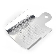 (13.5x9.2cm) Manual Stainless Steel Garlic Press Tool Outdoor Camping Traveling BBQ Cooking Tableware