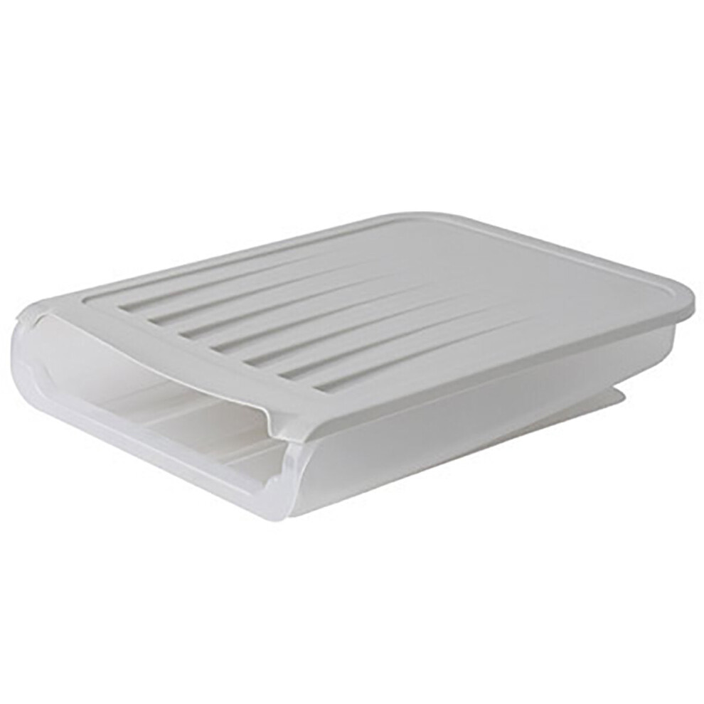 (Grey) 18 Grid Kitchen Egg Storage Eggs Holder Stackable Freezer Dust-proof And Portable Egg Storage Container