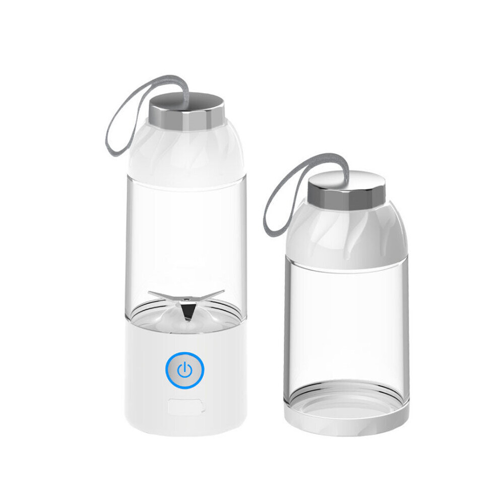 (White) 550ml 60W USB Electric Fruit Juicer Bottle DIY Shaker Blender Juicing Extracter Cup