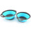 (Orange) 2Pcs/Set Silicone Folding Drain Baskets Retractable Colander Camping Picnic Storage Gadgets 7