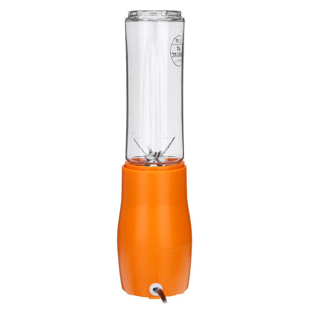 (110V) 280ML 6 Blades Auto USB Rechargeable Juicer Fruit Maker USB Outdoor Blender Accompany Cup