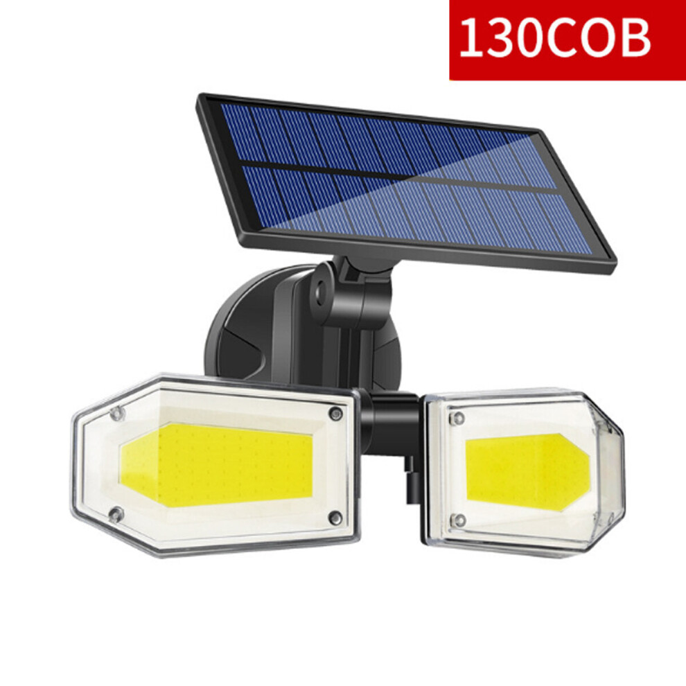 (130COB) Outdoor Motion Sensor LED Solar Light 78LED/130COB Three Modes Waterproof Security Wall Lamp for Garden Street-image-OPC-PGN6YQ5-NEW