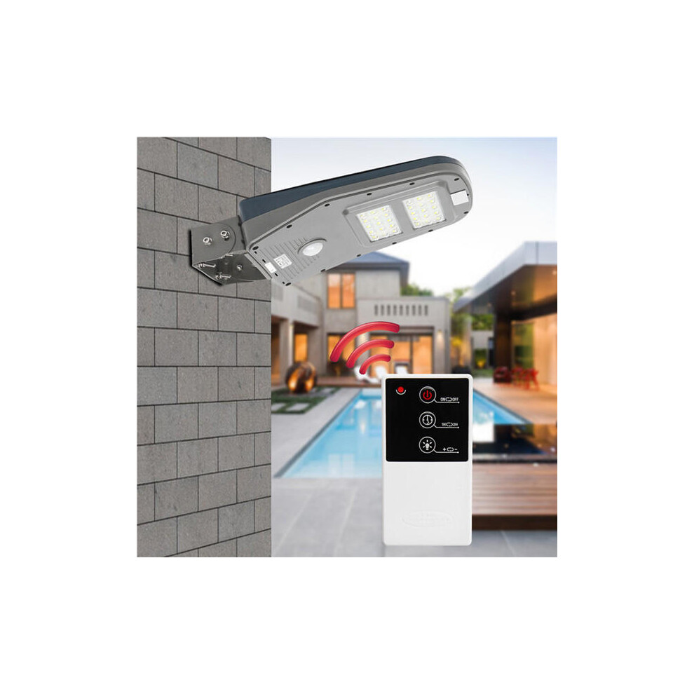 Solar Powered  PIR Motion Sensor 30LED Street Light Waterproof Outdoor Wall Lamp with Remote-image-OPC-PGN6YR9-NEW