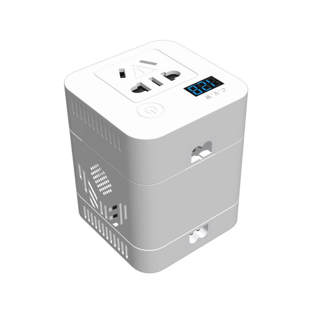 (White, 12V-220V) 300W Peak Car Power Inverter DC 12V To AC 220V 110V Modifined Sine Wave Converter Voice Reminder