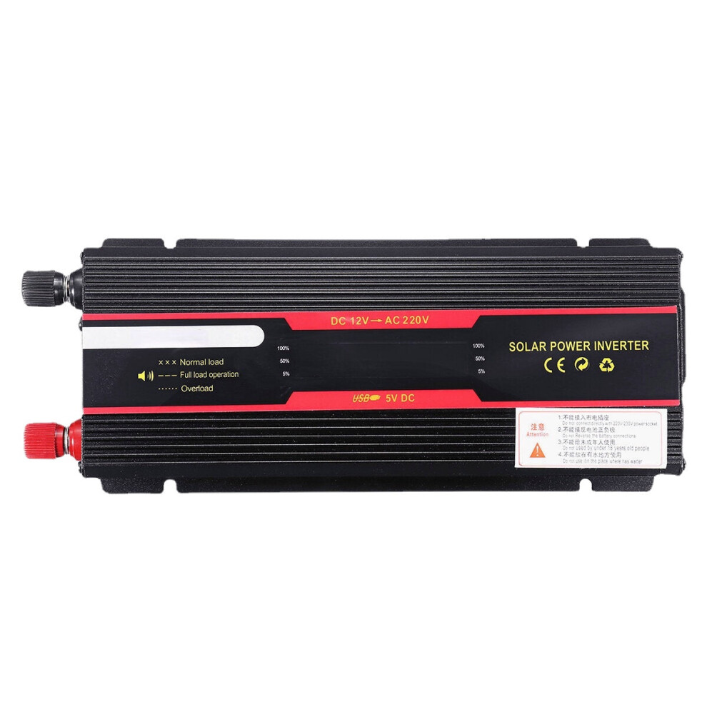 (12V-220V) 2000W Peak Car Power Inverter LCD Display DC 12 / 24V to AC 110V / 220V Modified Sine Wave Converter