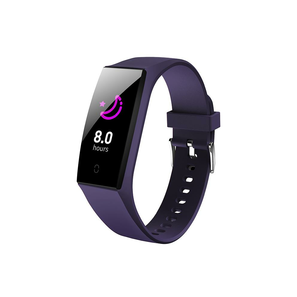 (Blue) Color Display Wristband Hr Blood Pressure Female Period Monitor Smart Watch Blue 9495687794341