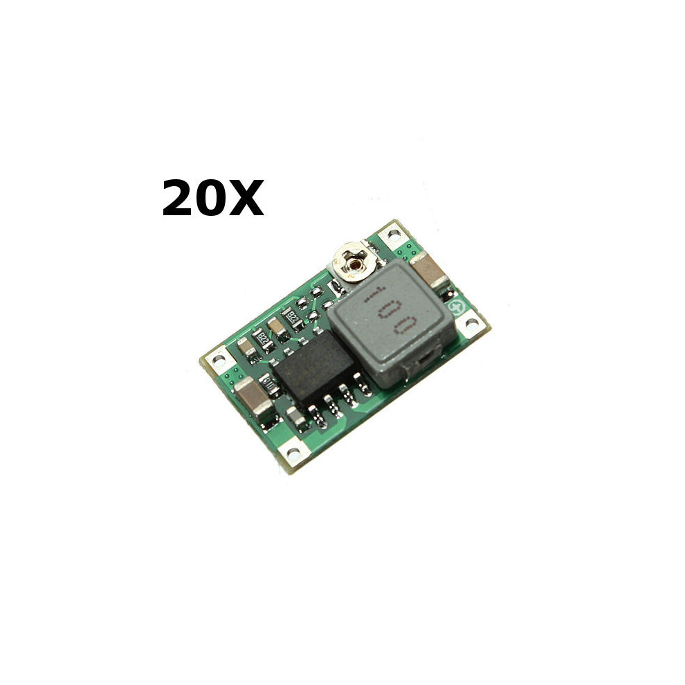 20Pcs Mini DC Adjustable Power Supply Buck Module Step Down Module