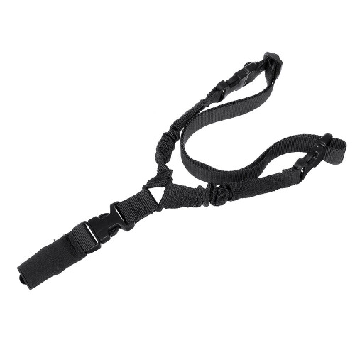 (Black) Adjustable Tactical Sling Strap Multifunctional Hanging Belt Outdoor Camping CS Accessories