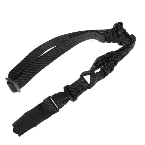 (Black) Adjustable Tactical Sling Strap Multifunctional Hanging Belt Outdoor Camping CS Accessories 1