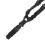 (Black) Adjustable Tactical Sling Strap Multifunctional Hanging Belt Outdoor Camping CS Accessories 4