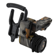 (Camouflage) Archery Target Compound Bow Arrow Drop Away Arrow Rest Holder With Cord Lock Adjustable Right Hand Camping Shooting