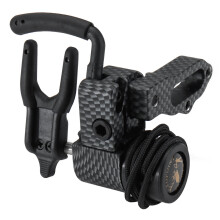 (Carbon Fiber) Archery Target Compound Bow Arrow Drop Away Arrow Rest Holder With Cord Lock Adjustable Right Hand Camping Shooting