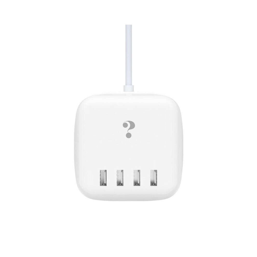 (UK Plug) 110-240V 4 USB Hub Wall Charger Fast Quick Charge Power Adapter US/EU/UK Plug