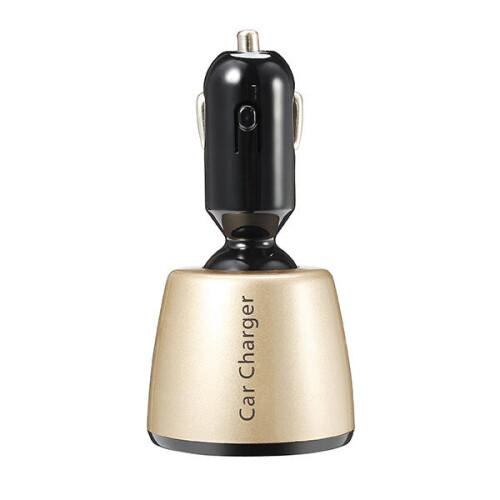 (Silver) Car Charger USB for iPhone iPad Xiaomi HTC Samsung Adapter 5A Current Multi-Color 2