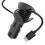 (Black) Type-C 12V Car Charger for Switch Lite Game Console PD Winding Fast Charger 2