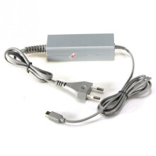 (EU Plug) Power Charger Adapter 100V-240V Wall Adapters Power Charger for Nintendo Wii U Gamepad Game Controller
