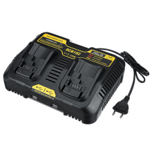 (EU Plug) Dual Charger DCB200 DCB115 Lithium-Ion Battery DCB112 DCB105/015 Power Tool Battery Charger