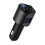(Silver) Mini LED Display Dual USB Bluetooth Hands-free Smart Quick Wireless 3.6A Car Charger with Microphone 4