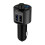 (Silver) Mini LED Display Dual USB Bluetooth Hands-free Smart Quick Wireless 3.6A Car Charger with Microphone 7