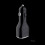 (Silver) Mini LED Display Dual USB Bluetooth Hands-free Smart Quick Wireless 3.6A Car Charger with Microphone 10