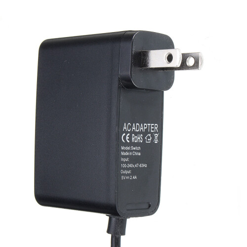 (US) US/EU Power Charger Transformer Adapter Charging cable for Nintendo Switch Host