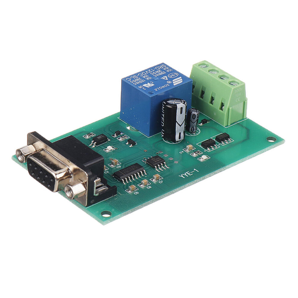 5V/12V/24V RS232 Serial Port Control Relay Module MCU MAX232 USB Control Switch Board