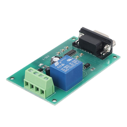 5V/12V/24V RS232 Serial Port Control Relay Module MCU MAX232 USB Control Switch Board 2