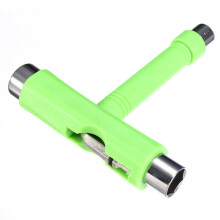 (Green) Multifunctional Skateboard Scooter T-shape Adjusting Tool