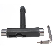 (Black) Multifunctional Skateboard Scooter T-shape Adjusting Tool