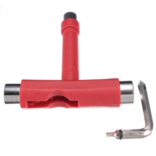 (Pink) Multifunctional Skateboard Scooter T-shape Adjusting Tool 1