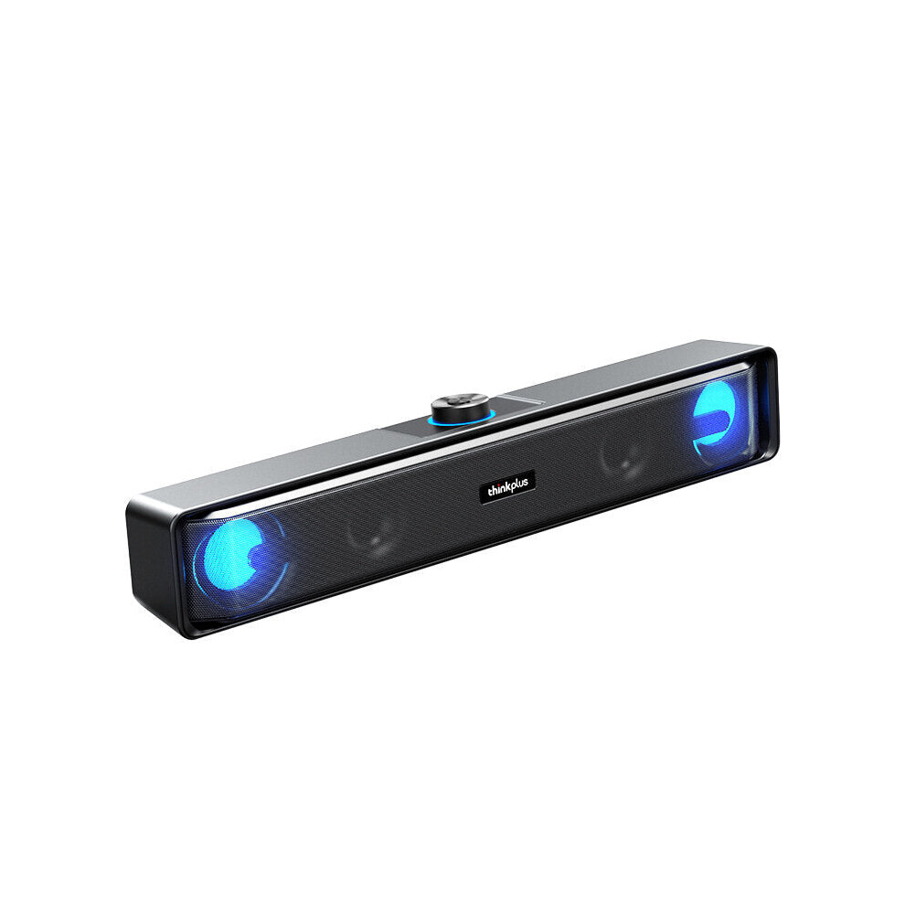 (Bluetooth version) Desktop Speaker 6D Stereo Surround Sound Subwoofer Two Dual Bass Bluetooth V5.0 Thinkplus Speaker USB 3.5mm Wired Soundbar Music Player