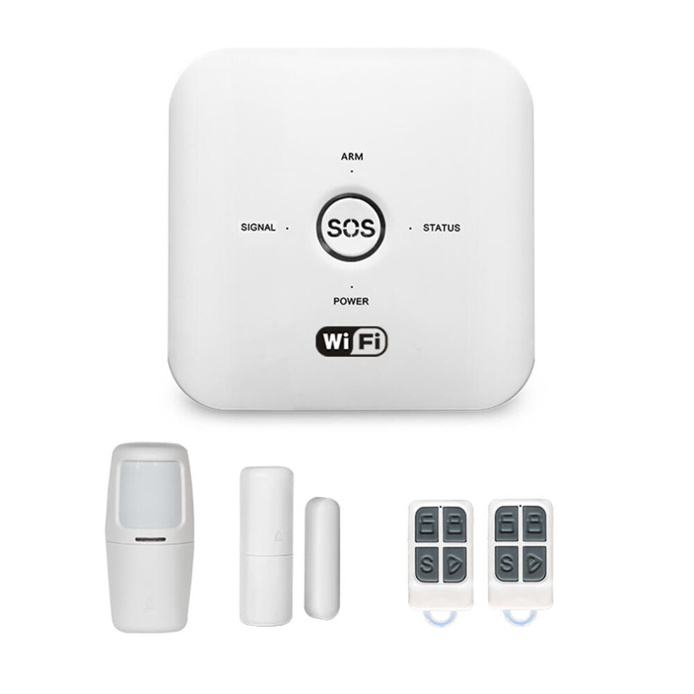 WIFI Wireless Smart Home Security Alarm System Door & Window Sensor Human Body Detection Remote Controller 433Mhz & GSM & 2.4G