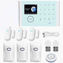 (Type 3) Smart Wireless WIFI Alarm System With GSM Infrared Detetor Door and Window Sensor Remote Controler Wireless Doorbell Button Home Anti-theft Alarm Work