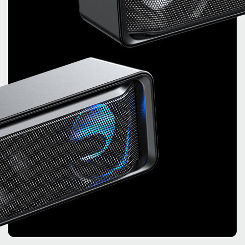 Wireless Bluetooth Computer Speaker USB Powered Wired Computer Sound Bar Mini Soundbar Speaker Subwoofer 2