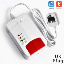 (UK Plug) WIFI Gas Detector APP Notification Gas Alarm Sensor For Smart Home Kit Remote Alarm Eco-System
