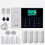 (US Plug, Type 2) WIFI Alarm System Card APP Remote Control Wireless Home Security Smart Home Alarm Kits 12