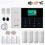 (US Plug, Type 2) WIFI Alarm System Card APP Remote Control Wireless Home Security Smart Home Alarm Kits 17