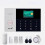 (US Plug, Type 2) WIFI Alarm System Card APP Remote Control Wireless Home Security Smart Home Alarm Kits 9