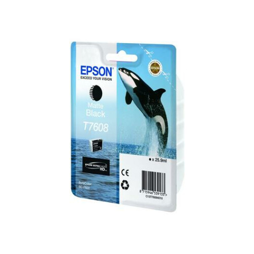Epson T7608 MATTE BLACK INK CART - 25 9ML 1