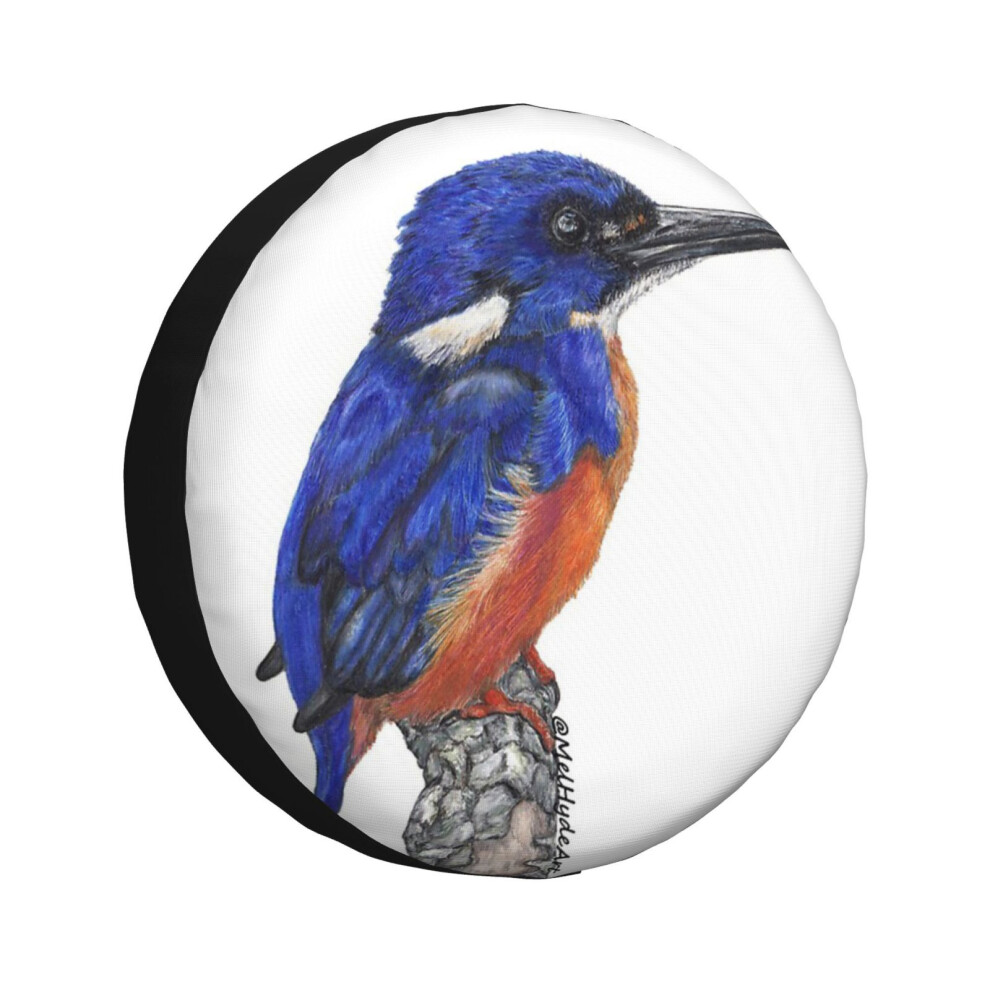 (Azure Kingfisher_1458) Spare Tire Cover For Rv Trailer, Waterproof Wheel Covers Protectors Camper Fit For Jeep Wrangler Rv Suv Van Truck Travel Vehic 6931076064990